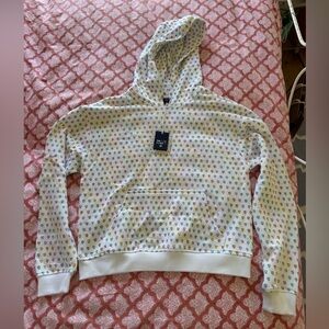 Roller Rabbit Target Disco Hearts Wave Hoodie